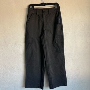 Tommy Hilfiger Women's Solid Modern Wide-Leg Cargo Pants Size 8